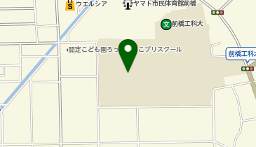 前橋工科大運動場の地図画像
