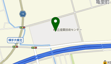 県立群馬産業技術センターの地図画像