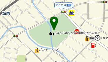 前橋こども公園の地図画像