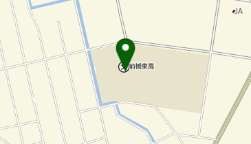 県立前橋東高等学校の地図画像