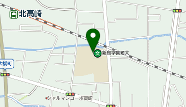 新島学園短期大学の地図画像