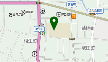 高崎市立北小学校の地図画像