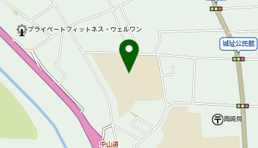 高崎市立中央小学校の地図画像