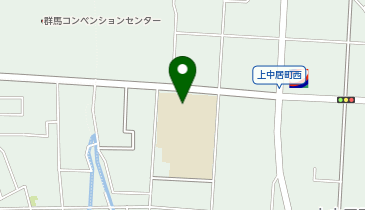 高崎市立佐野中学校の地図画像