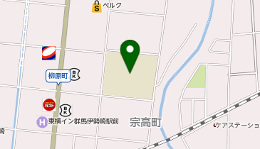 伊勢崎市立北第二小学校の地図画像