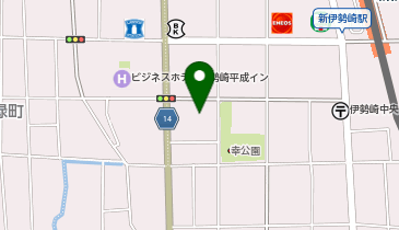 伊勢崎市ふくしプラザの地図画像