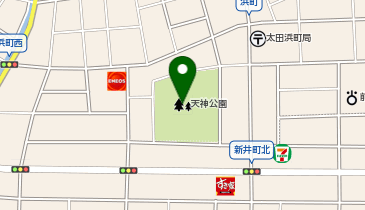 天神公園の地図画像