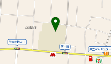 南中学校の地図画像