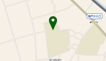 強戸中学校の地図画像