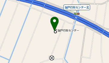 強戸行政センターの地図画像