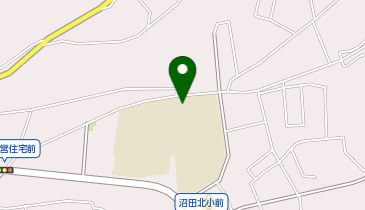 沼田北小学校の地図画像