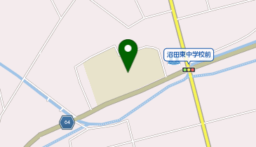 沼田東中学校の地図画像
