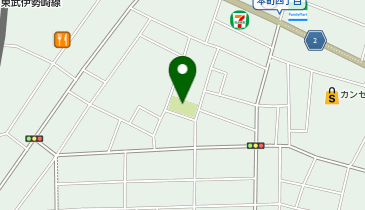 緑町1丁目公園の地図画像