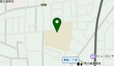 第六小学校 洪水時2階以上の地図画像