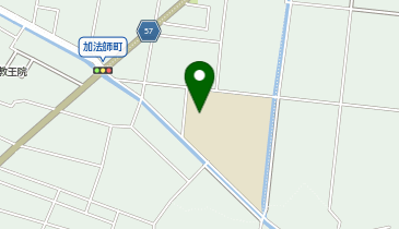 第二中学校 洪水時2階以上の地図画像