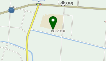 東こども園の地図画像
