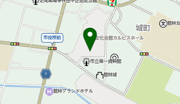 文化会館 洪水時2階以上の地図画像