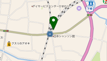 下郷会館の地図画像