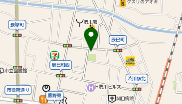 辰巳町会館の地図画像