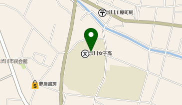 渋川女子高等学校の地図画像