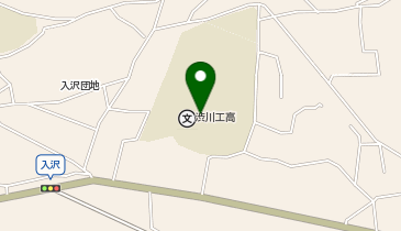 渋川工業高等学校の地図画像