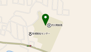 渋川青翠高等学校の地図画像