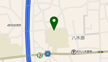 古巻小学校の地図画像