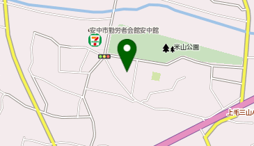 米山体育館の地図画像