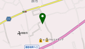 原市保育園の地図画像