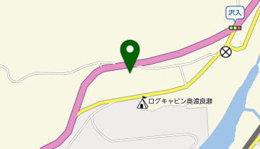 沢入体育館の地図画像