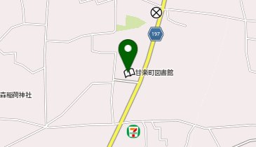 甘楽町図書館 ら・ら・かんらの地図画像