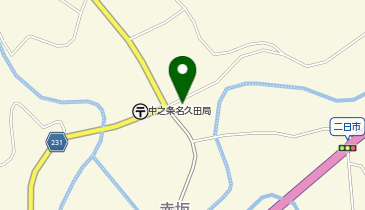 名久田公民館の地図画像
