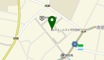 コスメニスト千代田町プラザの地図画像