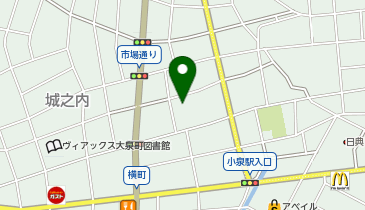 北児童館の地図画像