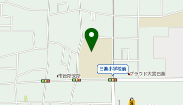 日進小学校の地図画像