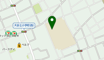 大砂土小学校の地図画像
