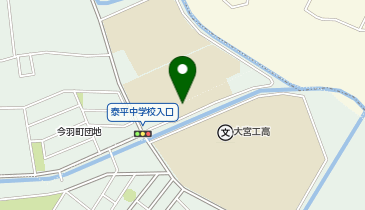 泰平中学校の地図画像