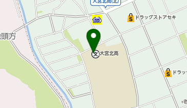 大宮北高等学校の地図画像