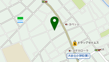 大砂土公民館の地図画像