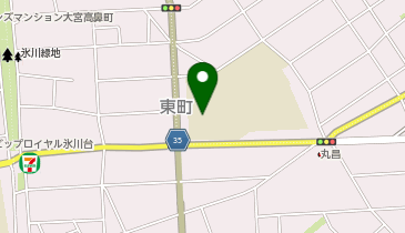 大宮東中学校の地図画像