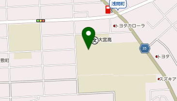 県立大宮高等学校の地図画像