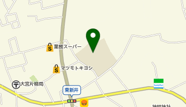 片柳小学校の地図画像