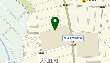 大砂土中学校の地図画像