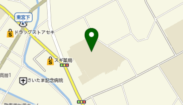 七里中学校の地図画像
