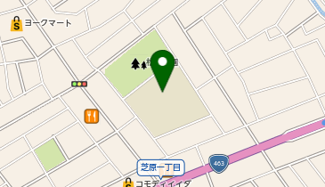 芝原小学校の地図画像