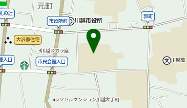 川越小学校の地図画像