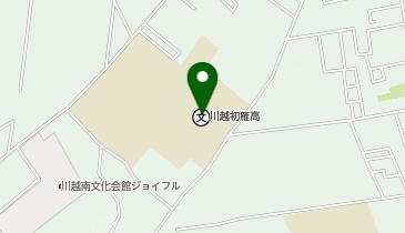 埼玉県立川越初雁高等学校の地図画像
