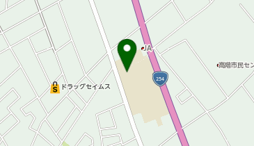 高階中学校の地図画像