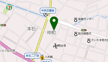 熊谷市立市民ホールの地図画像