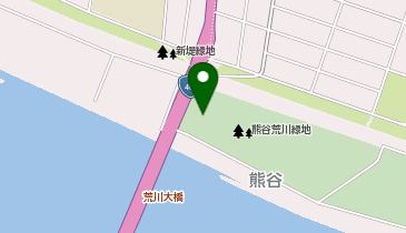 熊谷荒川緑地の地図画像